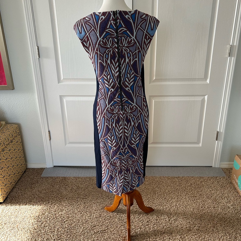 HD in Paris Anthropologie Cleo Jacquard Sheath Dress - Picture 3 of 5